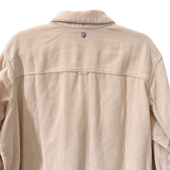 Kuhl Tallula Cord Button Up Shirt in "Sea Salt" Cream Style 8244 Size XL - Picture 9 of 14
